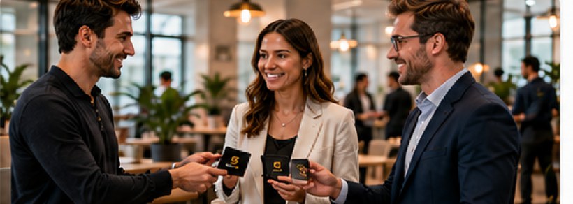 Échange de cartes ScanMe en networking